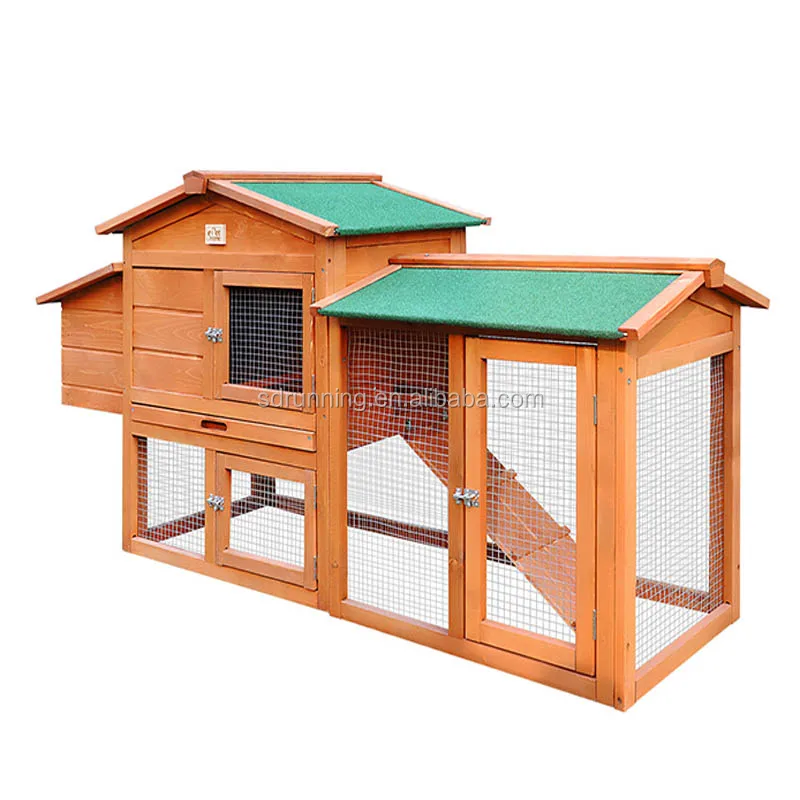 Manufacturer waterproof outdoor backyard large wooden chicken coop, hen laying house, run cage