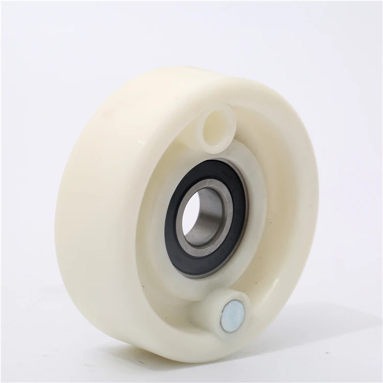 Sliding Gate Double Wheel U Groove Pulley 1 3 Inch Steel Yellow White Belt Building Flat Color Energy Plant Material Zinc Origin