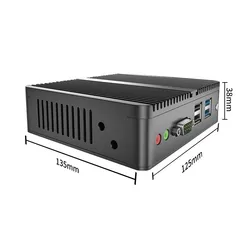 E Customized Economical 6X2.5GE 1U Rack Firewall Celeron N5105 Network Management Distribution Compatible Pfsense OpnWRT Debian