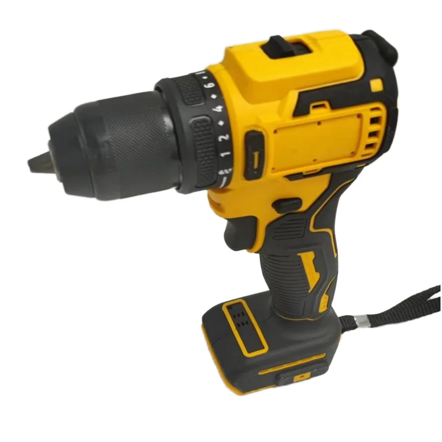 Rechargeable Small Pistol Electric Drill With Brushless Impact Household Multi-Function Lithium Battery Powered Screwdriver