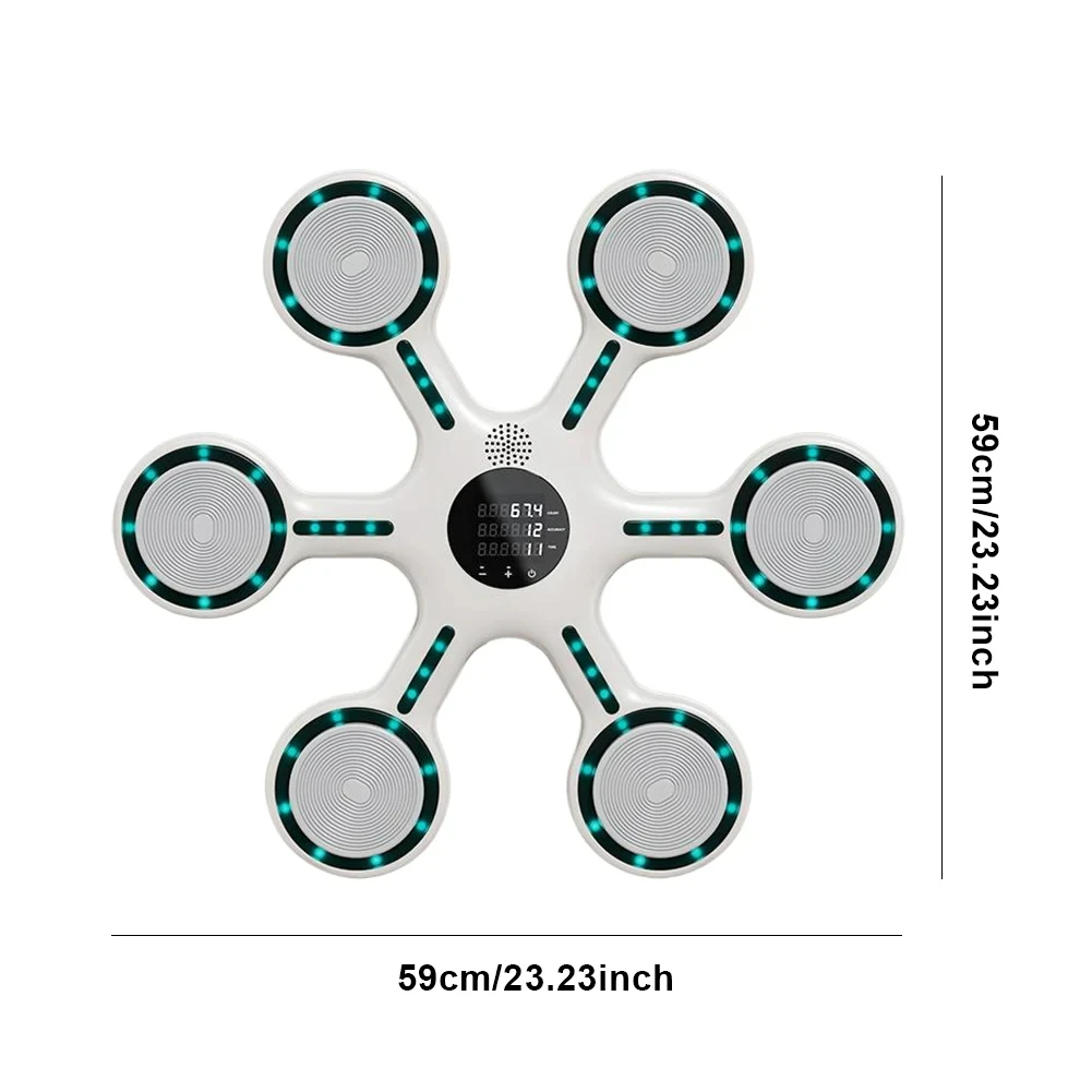 2024 Professional Home Fitness Music Boxing Target For Adults Sports Stress Relief Lighted Smart Music Boxing Training Machine