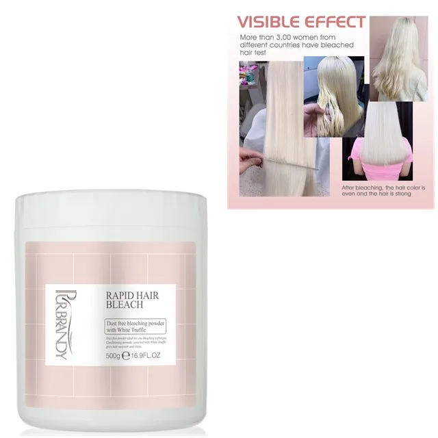 Good Quality 100% Tested 9+ Ammonia Free Italy Hair Bleach Powder Professional For Salon Use