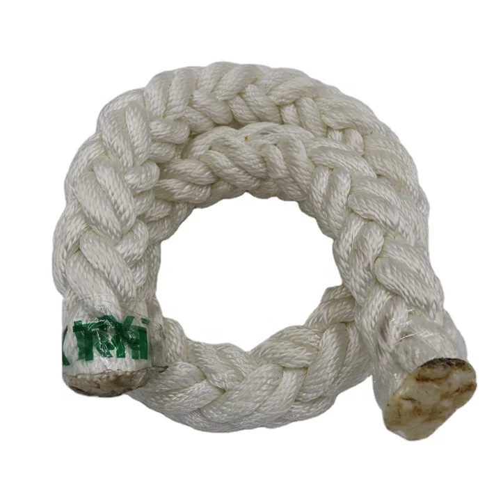 8 strand marine rope 2.5 inch polyester marine rope 64mm mooring rope