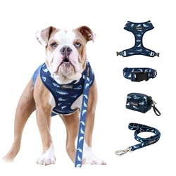 Модный дизайнерский Регулируемый мягкий Регулируемый ошейник для щенка с цветочным принтом, дизайнерская Роскошная шлейка и поводок для собак