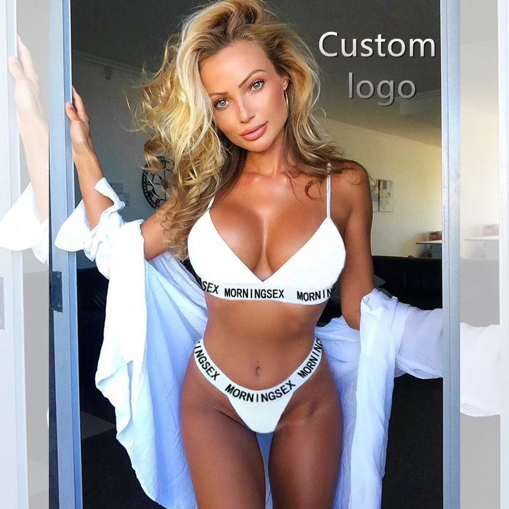  lenceria sexi china por mayor OEM/ODM Custom Logo sexy lingerie set underwear women night wear bra and panties