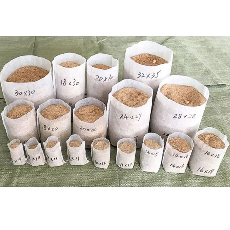 hot sell  100% polypropylene Nonwoven bag cheap customized small bags for seedling bag