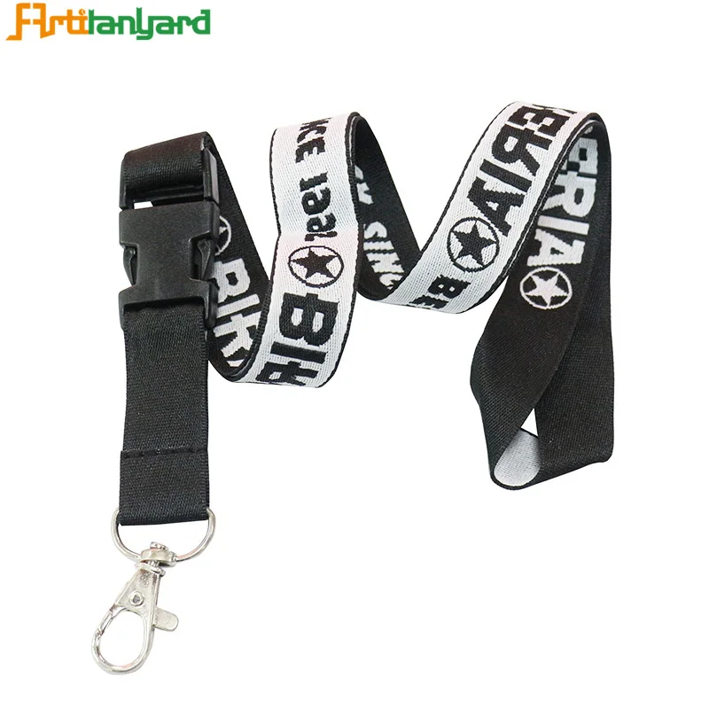 Love Pink Kids Lanyard Keychain Custom Sublimation Blank Jacquard Neck Strap Key Chain Lanyard Necklace