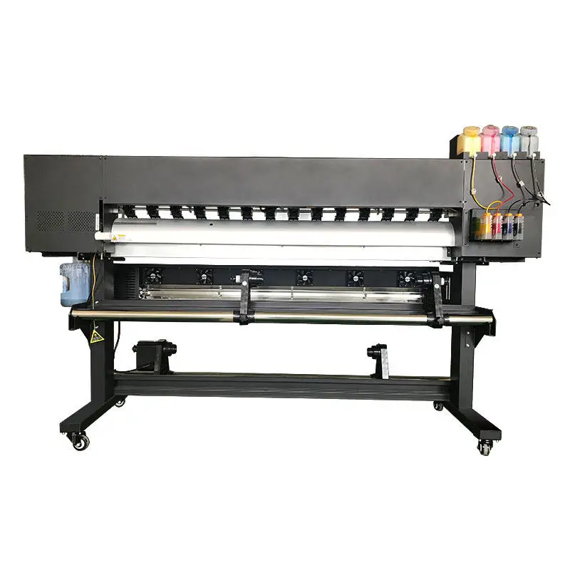 Flexographic Printer Banner Plotter Inkjet XP600/I3200 Eco Solvent Printhead Multicolor Canvas Printing Machine