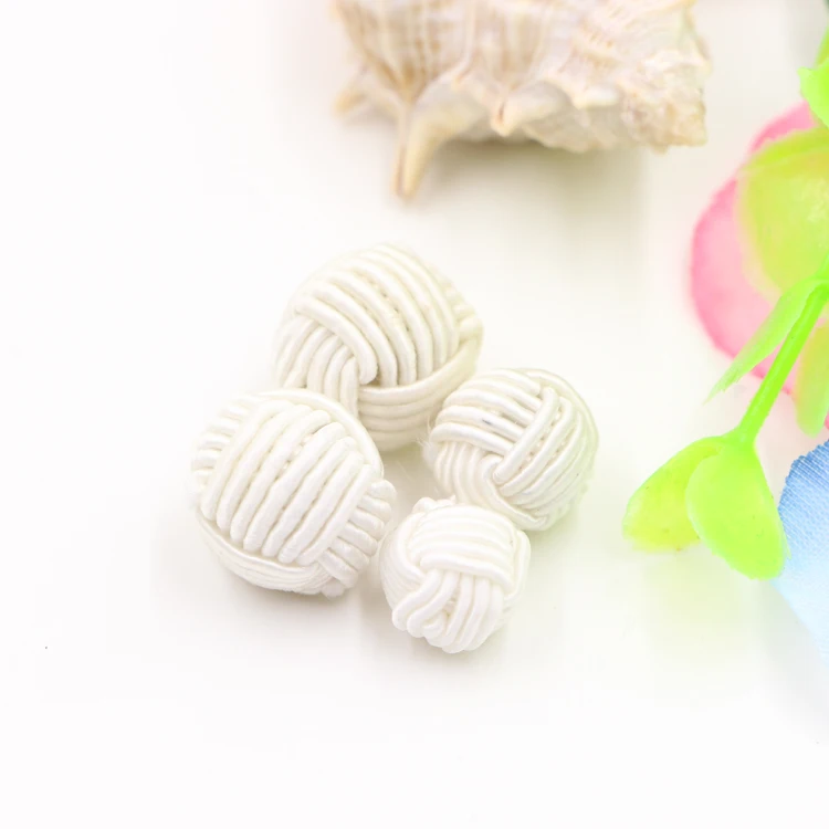 Круглые эластичные китайские шелковые узлы французские запонки на пуговицах