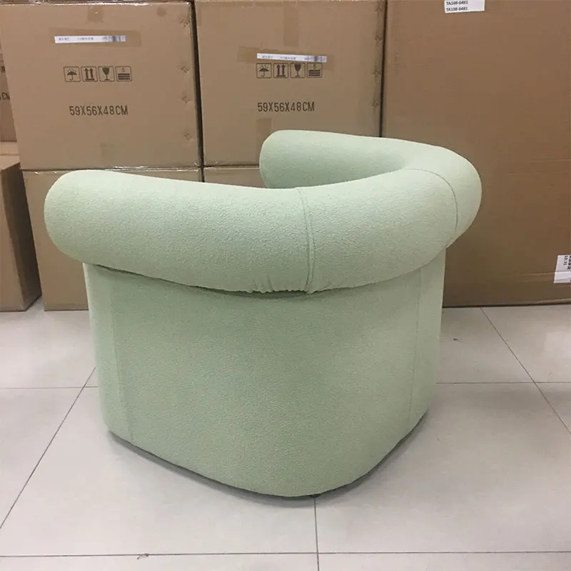 Single Person Leisure Sofa Chair for Home Living Room for Hotel Fabric Negotiation