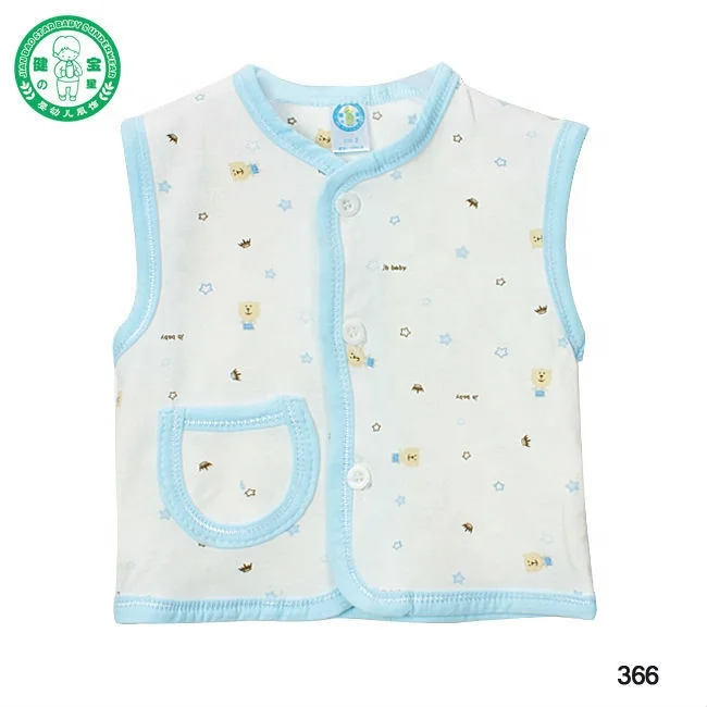 
2019 new design lovely baby vest winter keep warm children vest 