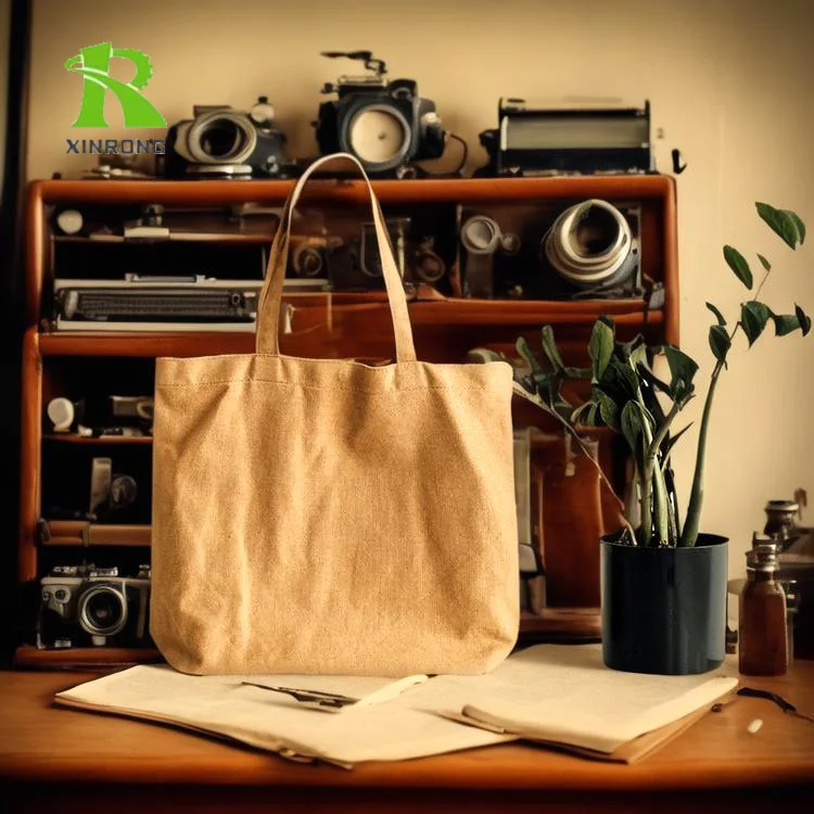 Custom Logo Size Printed Eco Recyclable Reusable Plain Bulk Large Cotton Canvas Grocery Shopping Tote Bag