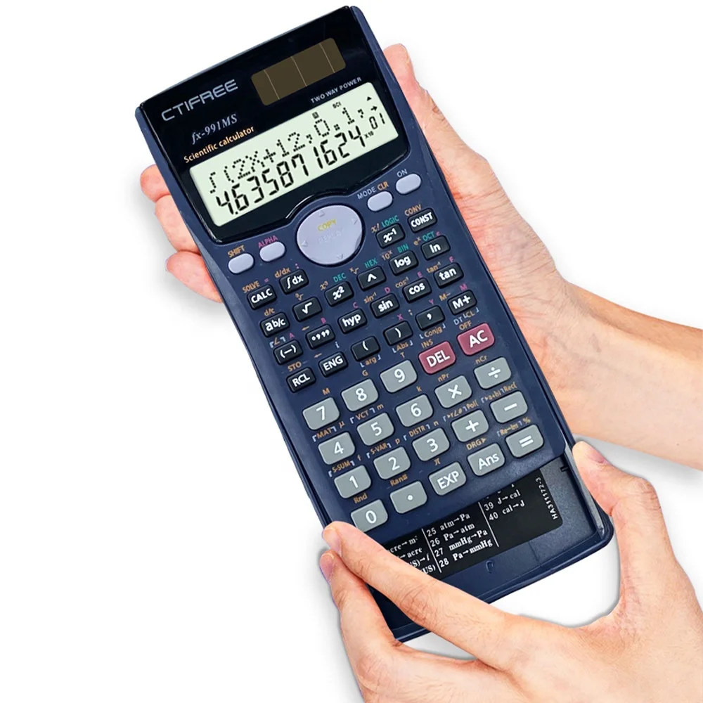 Ctifree OEM калькулятор FX-991 мс Электронный Механический сертификат 401 функции научный производители