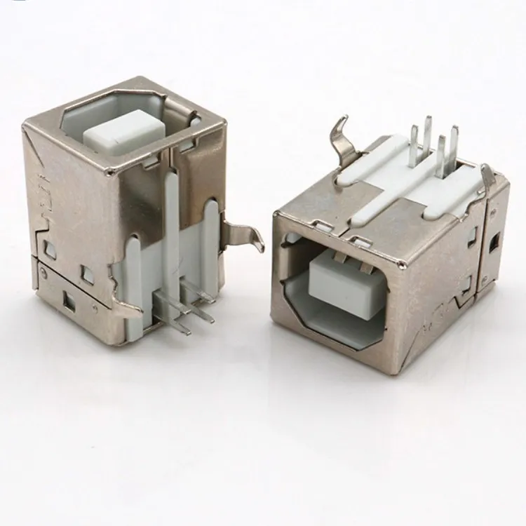 90 градусов разъем DIP горизонтальный посредством USB 2,0 Тип B розеточная часть соединителя