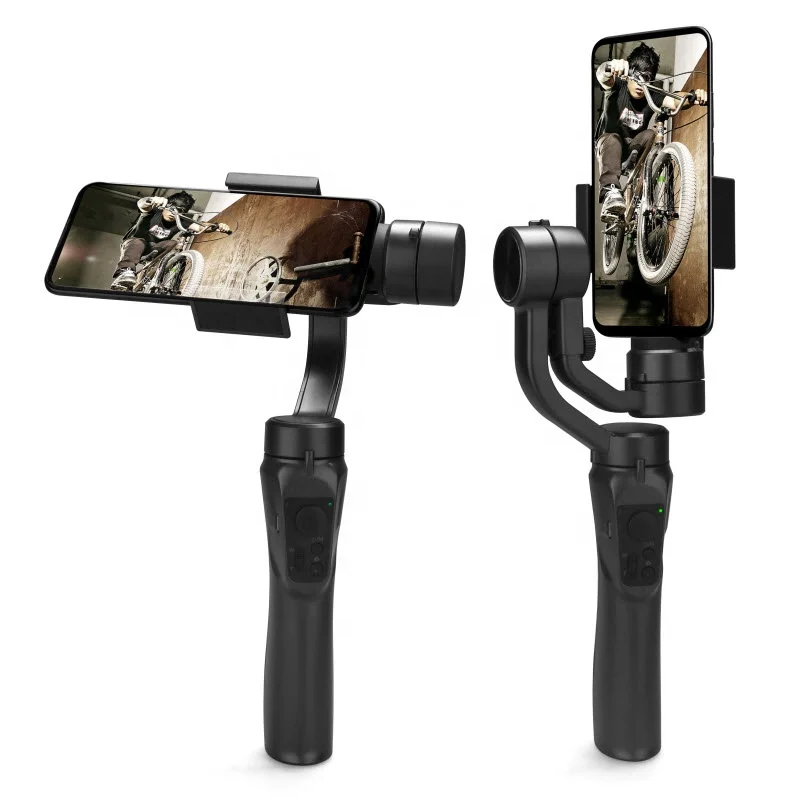 Professional 3 Axis Gimbal Handheld Stabilizer Cellphone Video Record Vlogging Auto Face Tracking Smartphone Gimbal For Camera