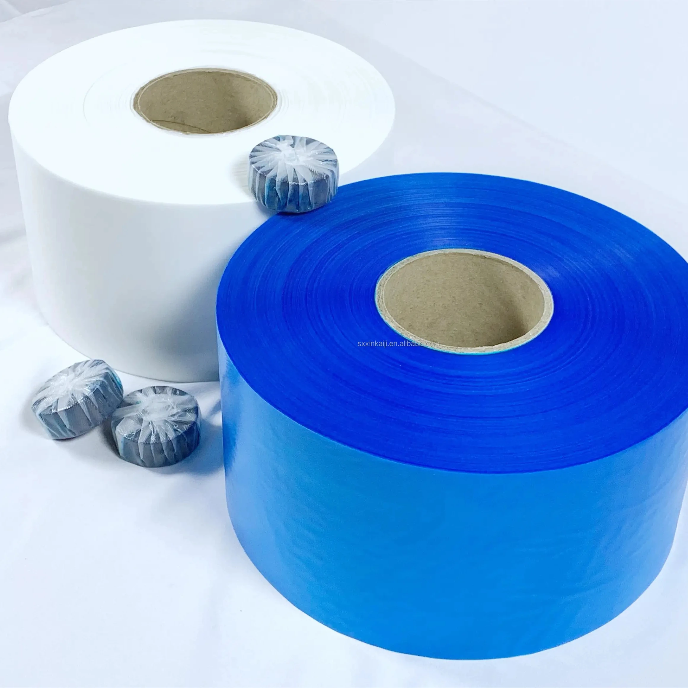China Factory price Professional Manufacture Blue/white  Plastic Pva Film For Toilet Block Pva Packing film Water Soluble