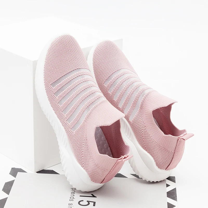Bairuilun Zapatillas Deportivas y De Punto Para Mujer элегантная обувь для ходьбы женщин