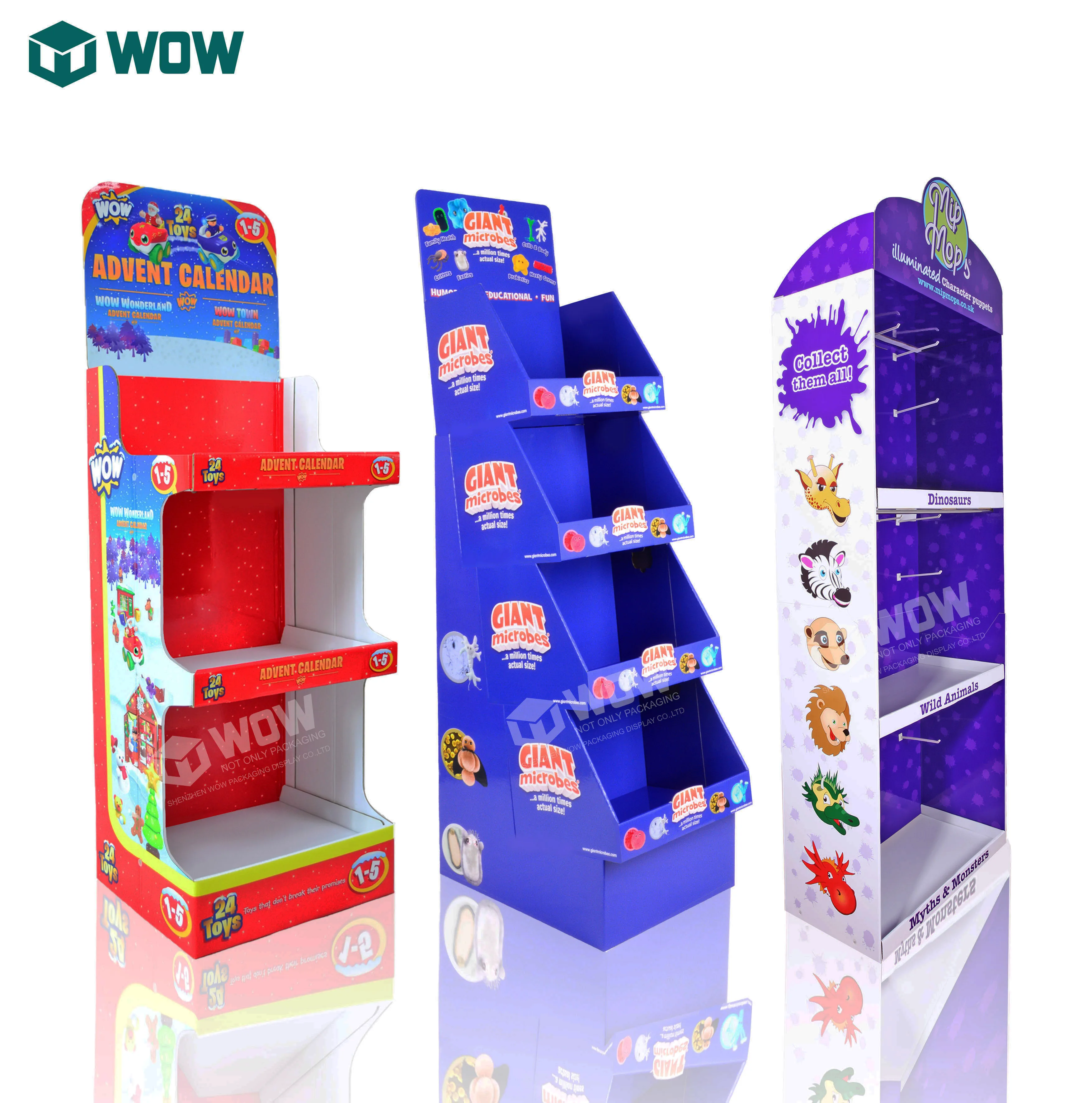 High Quality Corrugated Cardboard Display Stand Retail Product Display Stand Potato Chip Chocolate Snack Display Stand