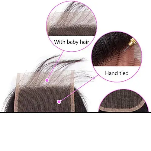 
Top Quality Human hair bundles with Lace Frontal Closure Transparent Swiss Lace Frontal Vendor Film Transparent HD Lace Frontal 