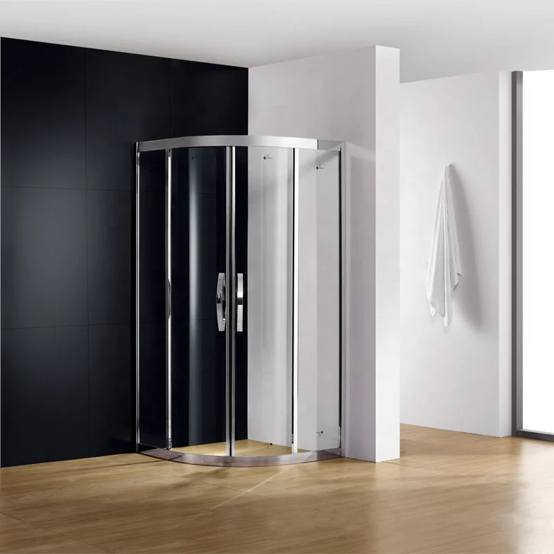 Durable tempered glass sliding enclosure shower rooms bath shower cabin price
