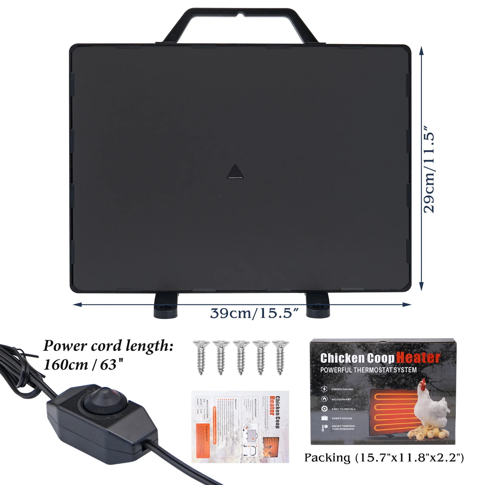 Poultry Farm Chicken House Heater Temperature Adjustable Electric Chicken Coop Heating Plate for Sale