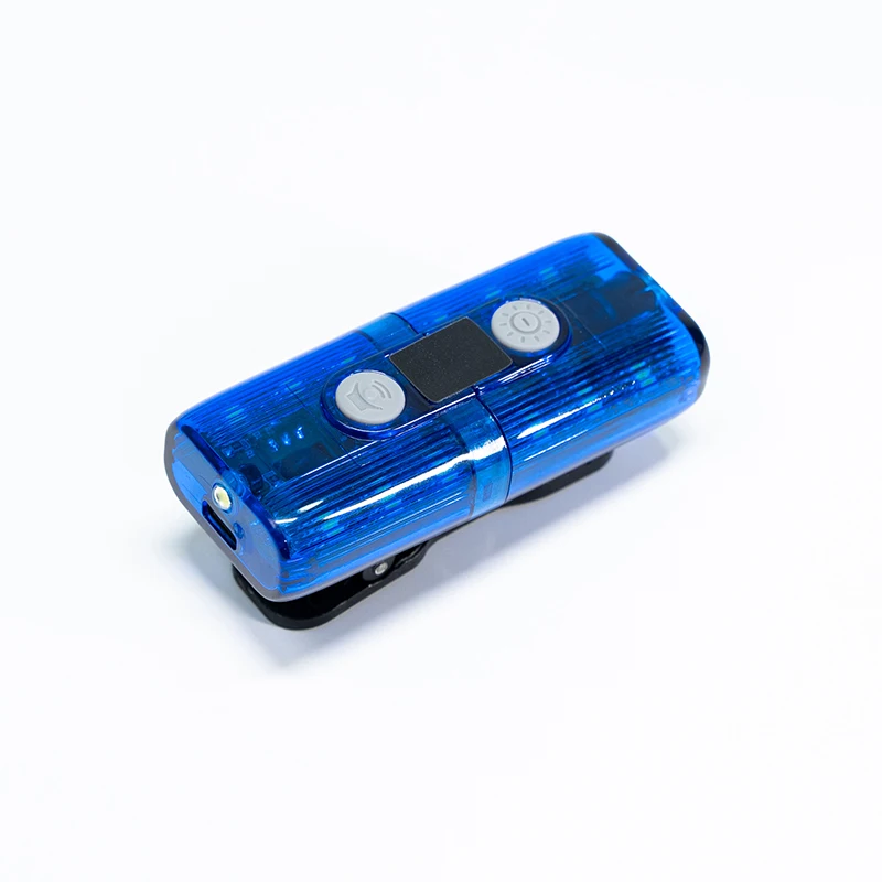 mini size rechargeable whistle function led warning light for duty