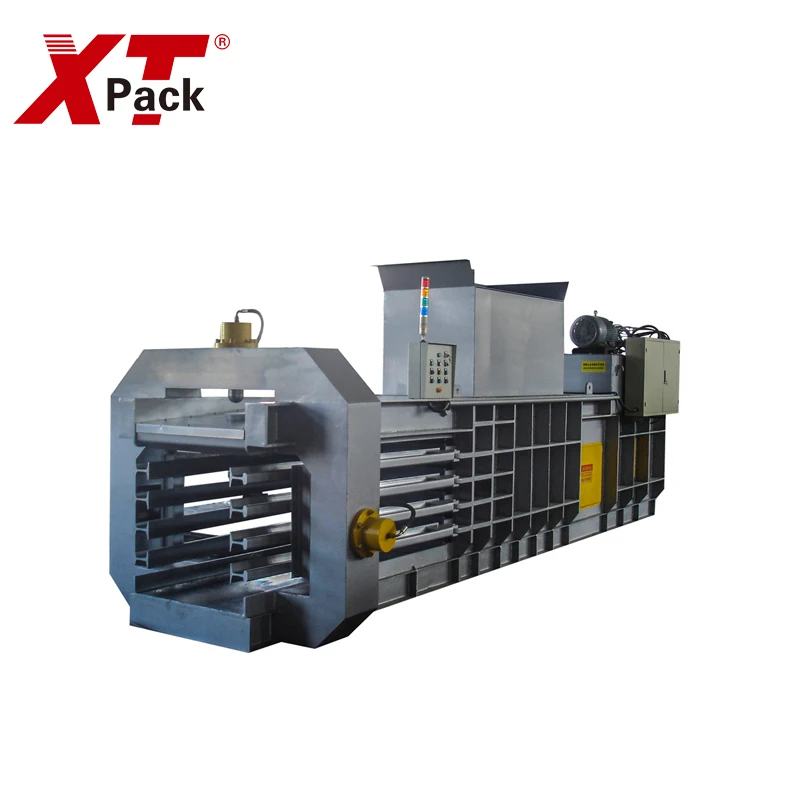 Horizontal Semi Auto Paper Waste Metal Press Machine