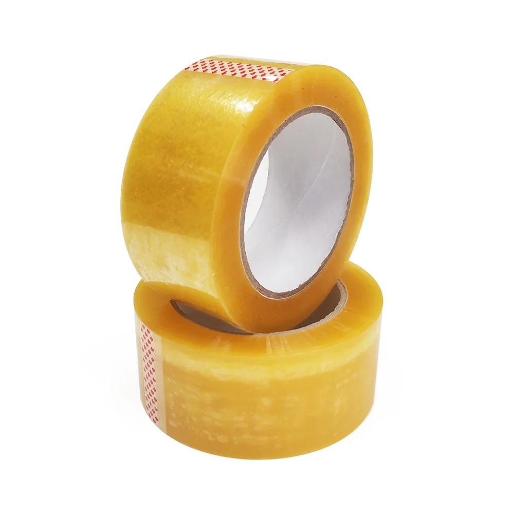 Custom Shipping Logo Printed 48mm Sealing Bopp Clear Packing Adhesive Tape Opp Fragile Tape Jumbo Roll