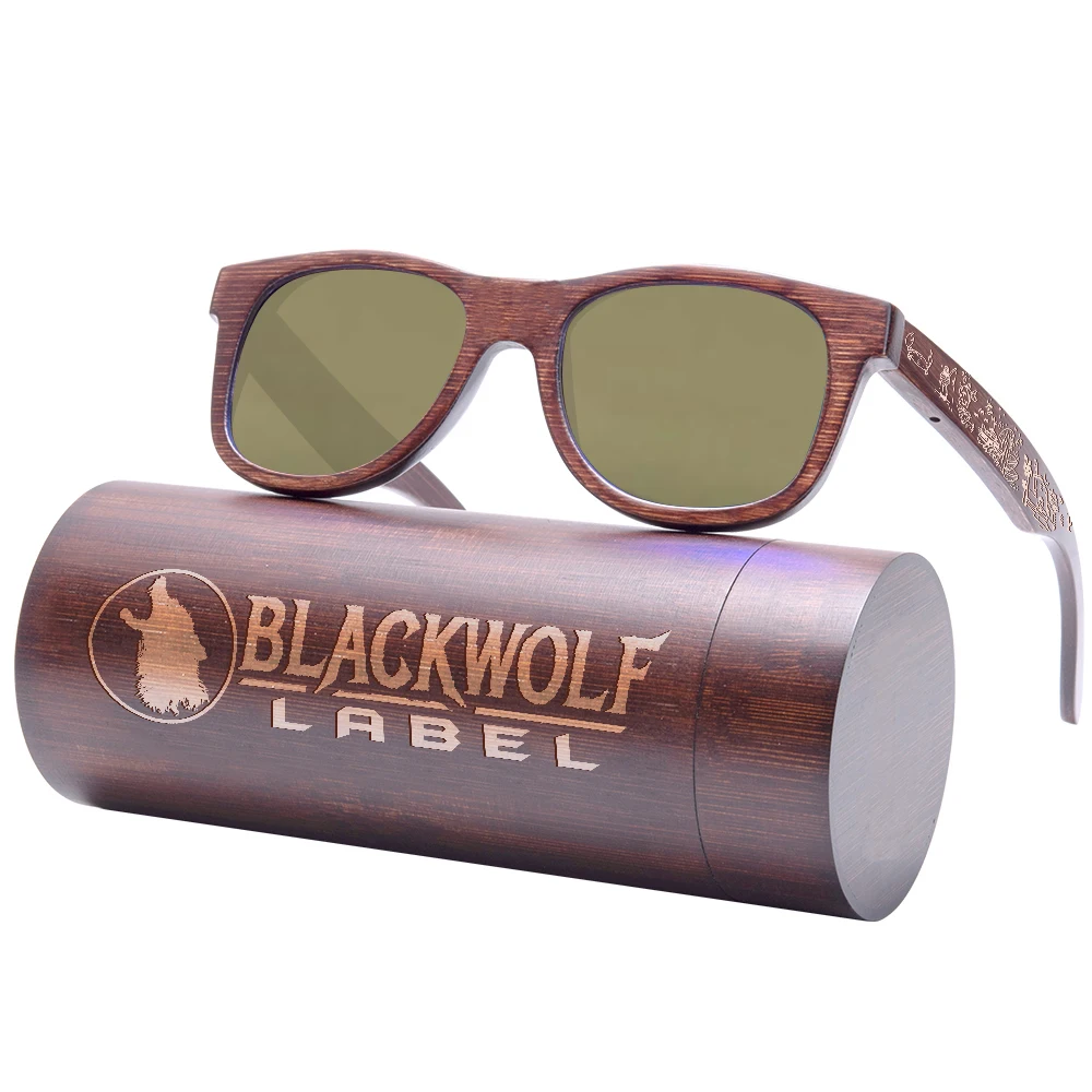 2020 Bulk buy from China new products 2020 bamboo sunglasses with your customizable logo