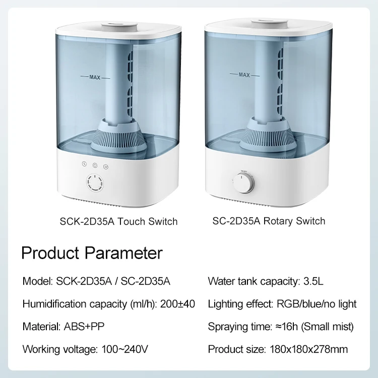 Fogger Wholesale Air Humidifier Large Capacity 2.8L Moisturizing Car Humidifier