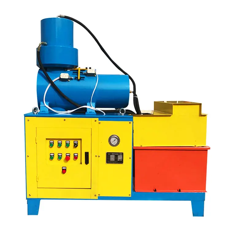 Hot selling Double Cylinder rebar upset cold forging machine price