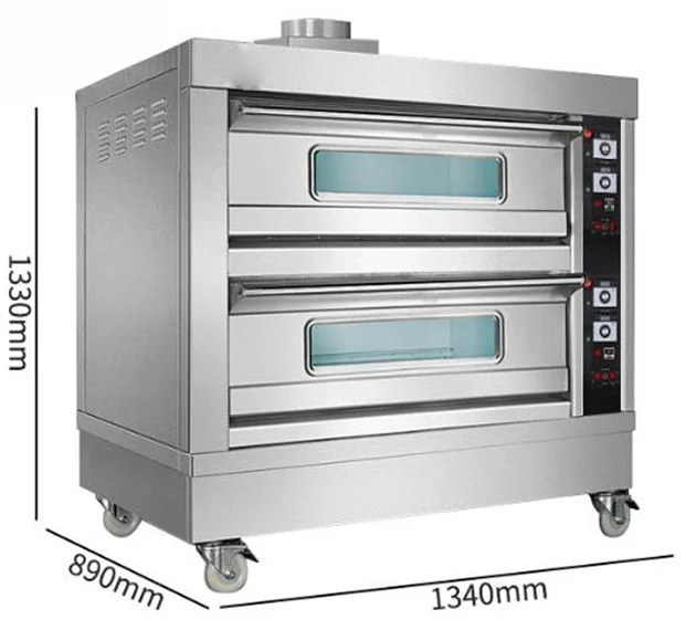 Industrial bread bakery oven price,Commercial bakery Equipment gas 1 2 3 deck bread maker pizza baking oven making machine