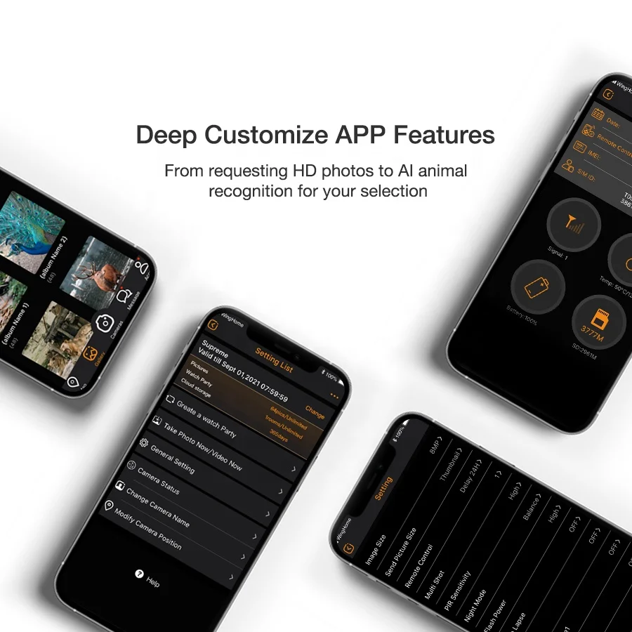 Willfine 4G gsm hunting trailcamera lte 24mp IP66 waterproof animals detection trail camera