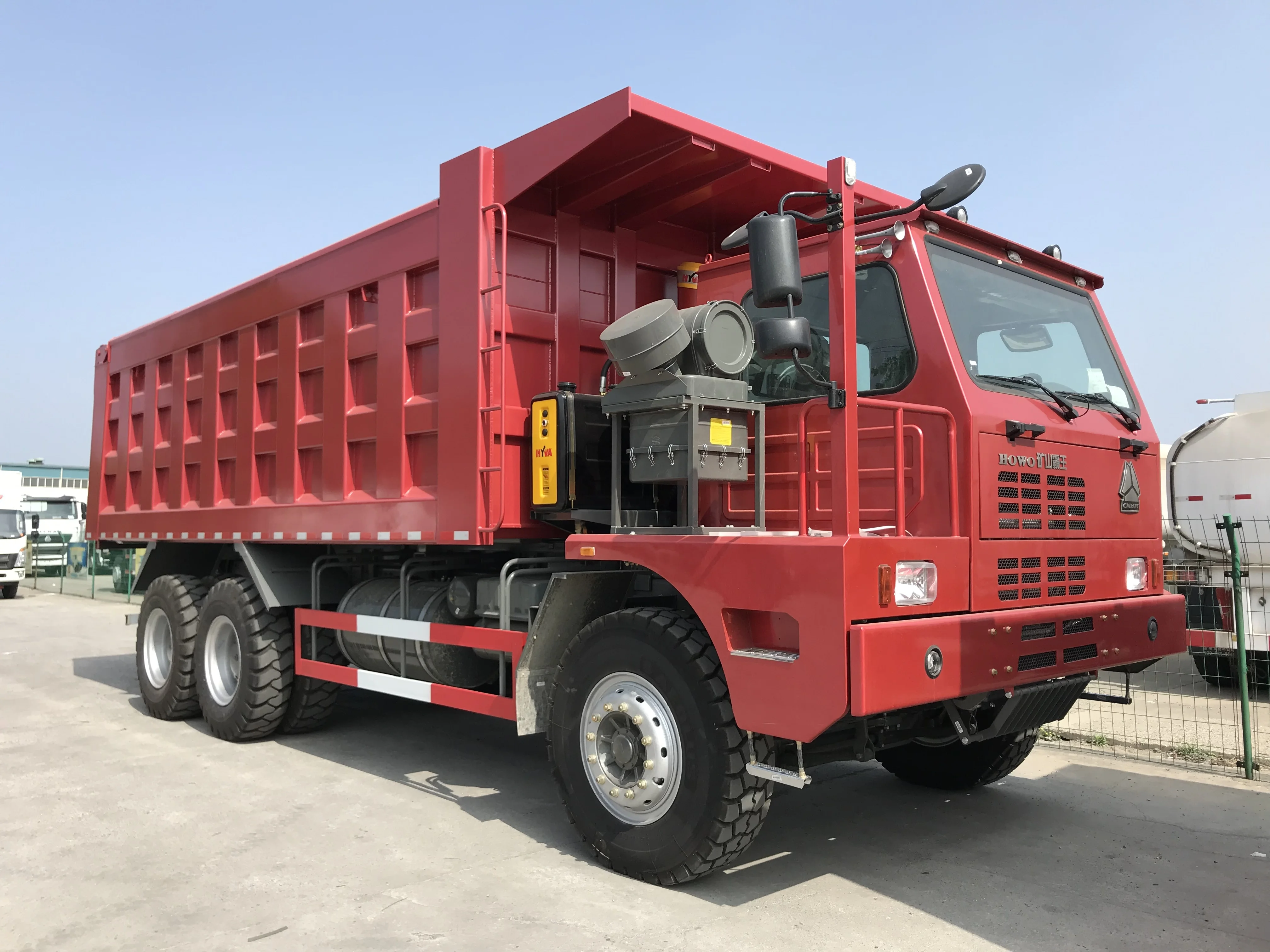 HOWO mining dump truck for sale 70 ton dump truck