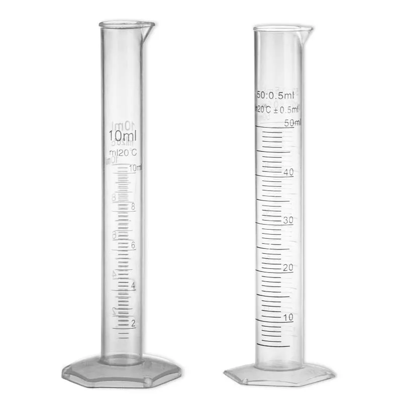 Transparent Clear Glass Measuring Cylinder Graduated Cylinders for Laboratory