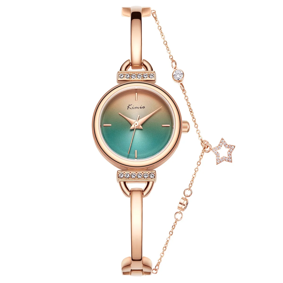 KIMIO K6400S 2021 Hot Sales Luxury Star dust Watch Women Fashion Quartz Ladies Watch