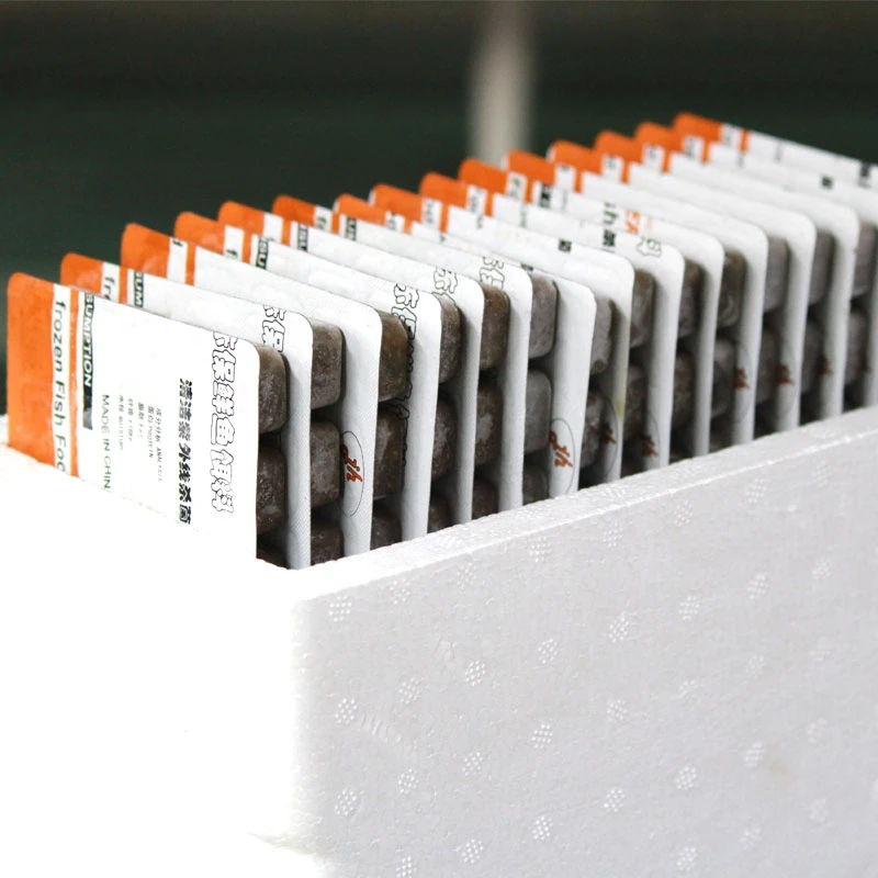 wholesale fish food flowerhorn fish food frozen brine shrimp aquarium feeder