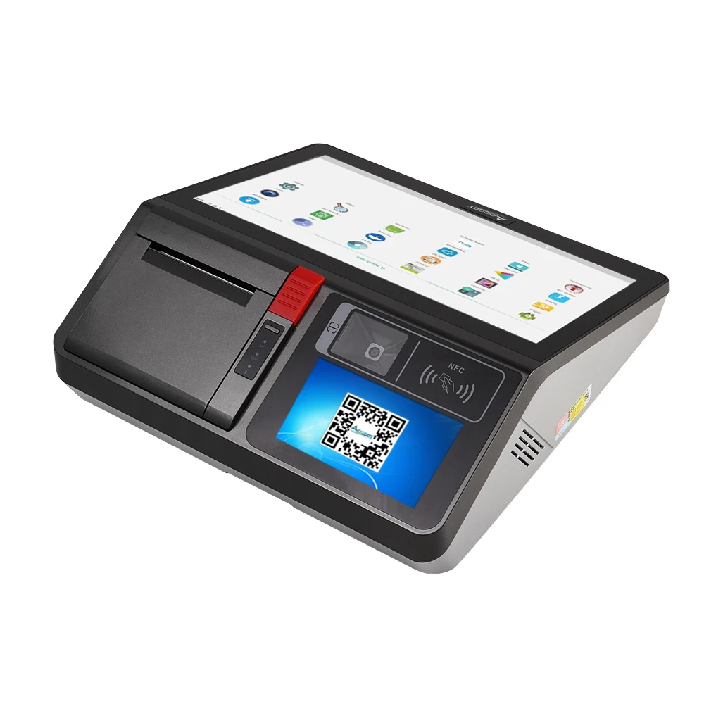 11.6 inch tablet pos android windows all in one touch screen pos system with printer