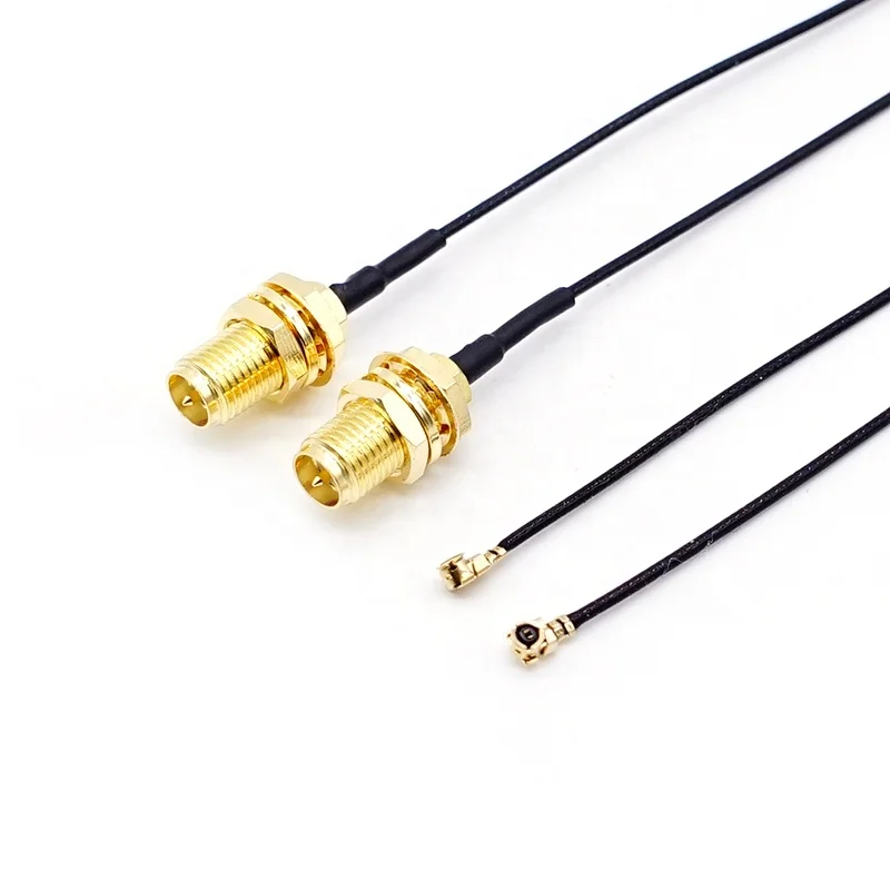 Hot U.FL IPX IPEX UFL to RP Jumper Cables Wifi Antennas Cable Assembly