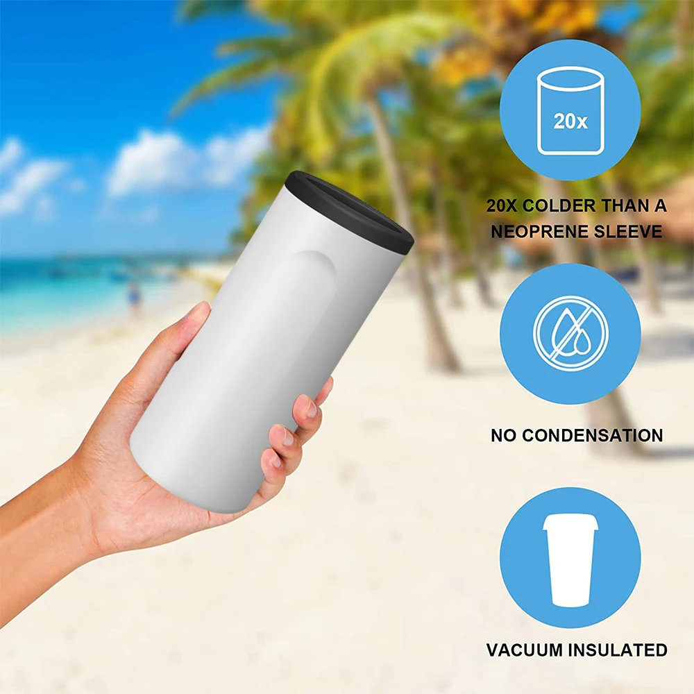 Новый продукт 304 с двойными стенками изолированный тонкий без опрокидывания может охладить нержавеющую сталь кольцом