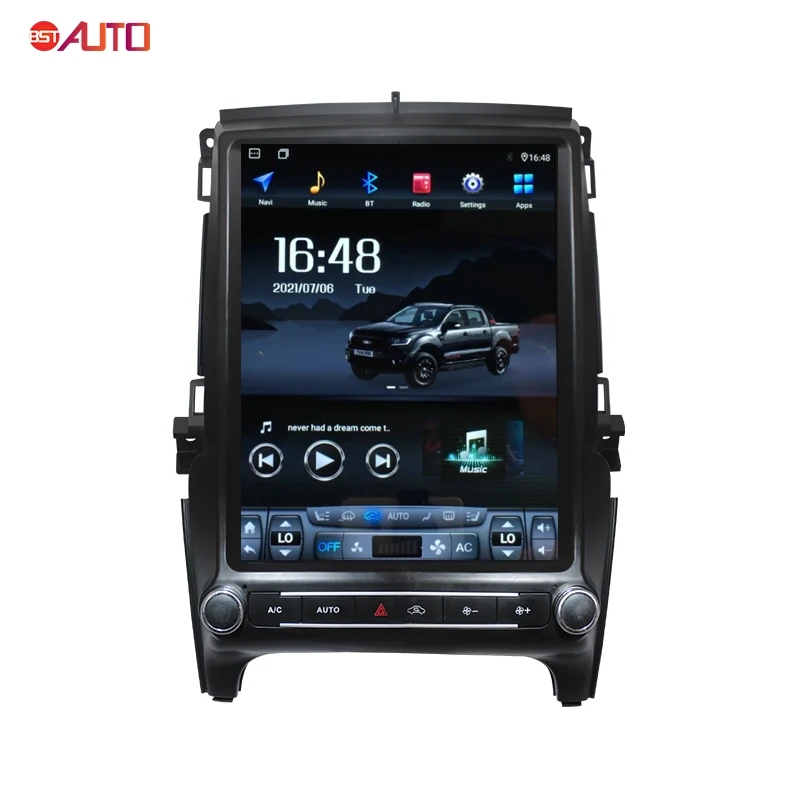 Vertical Touch Screen Android Car Radio Video For Ford Ranger Everest Raptor 2016-2021 Car Stereo GPS navigation