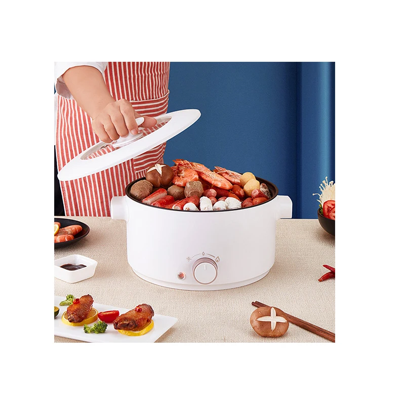 Professional Manufacturer Kitchen Appliances Cooking Noodles Portable Non-Stick Wok Electric Skillets Electric Cooking Pot