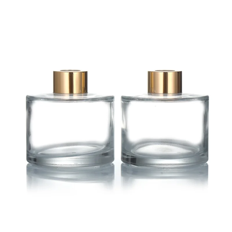 High Quality Empty New Trend Wholesale 50 ml 100 ml 150 ml 200 ml Big Elegant Reed Diffuser Bottle with Lids