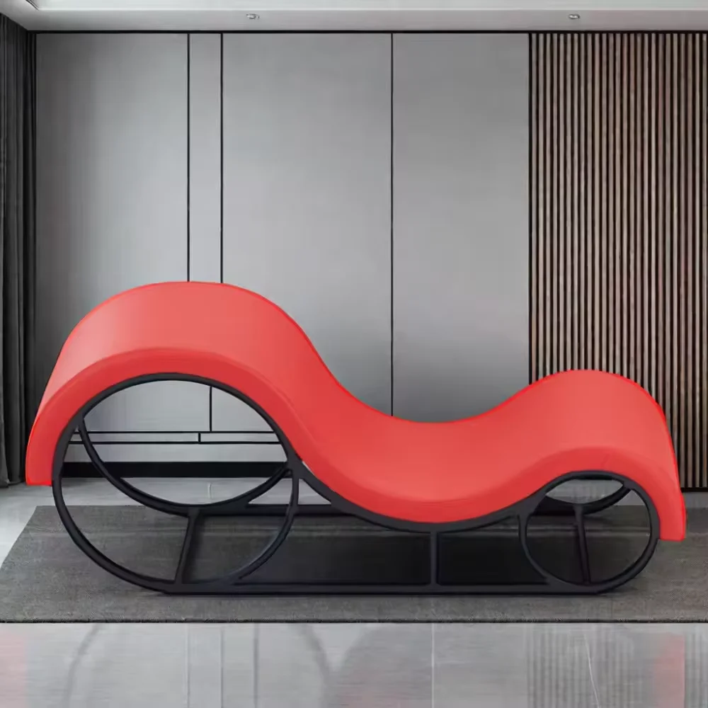 Hot Sale S-shaped Love Sofa Multi-Function Erotic Postural Aid iron frame Bedroom Sex Furniture Chair for couples