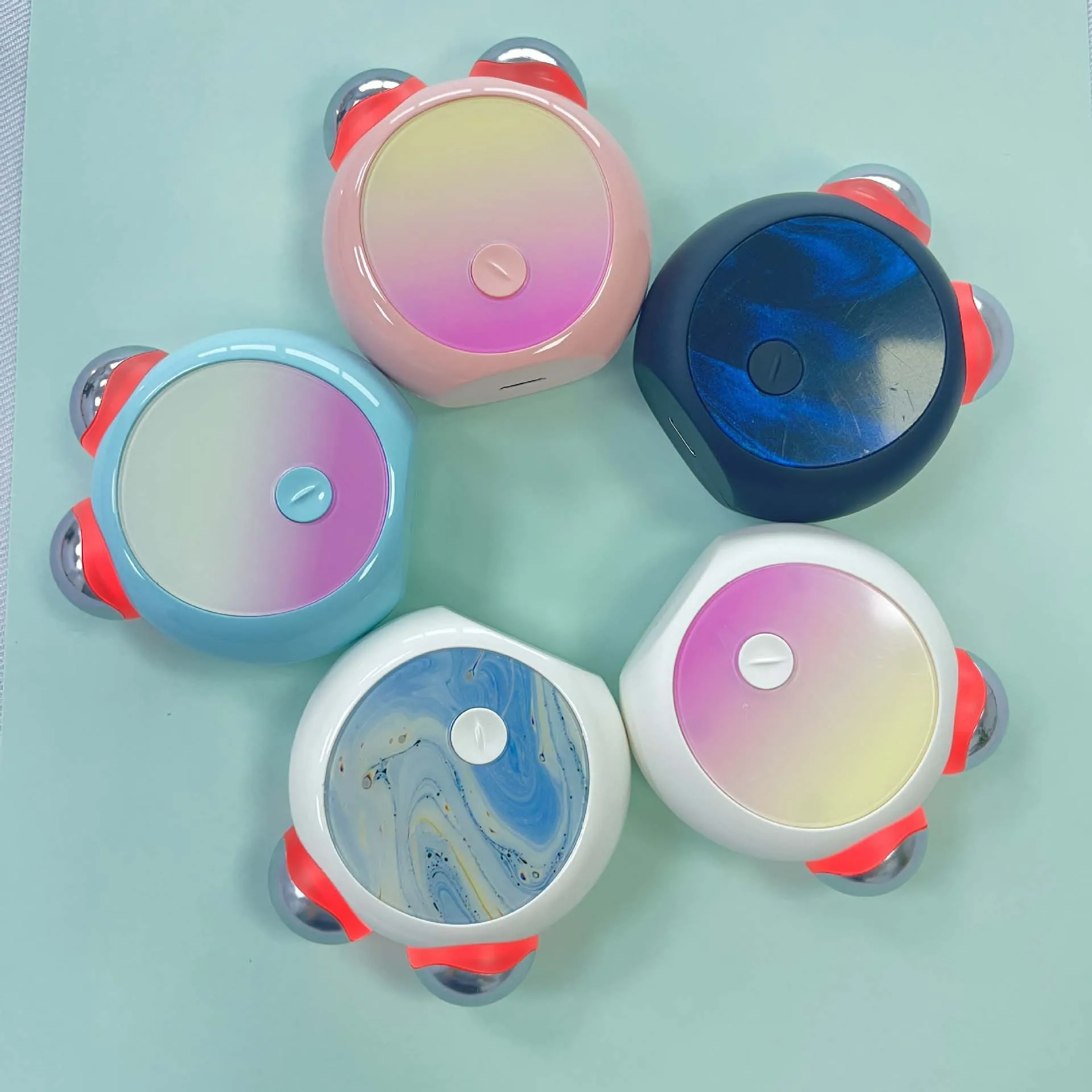 Facial Massager Galvanic Mini Microcurrent Device Skin Rejuvenation Face And Neck Lifting Machine Beauty Device 4 Color Therapy