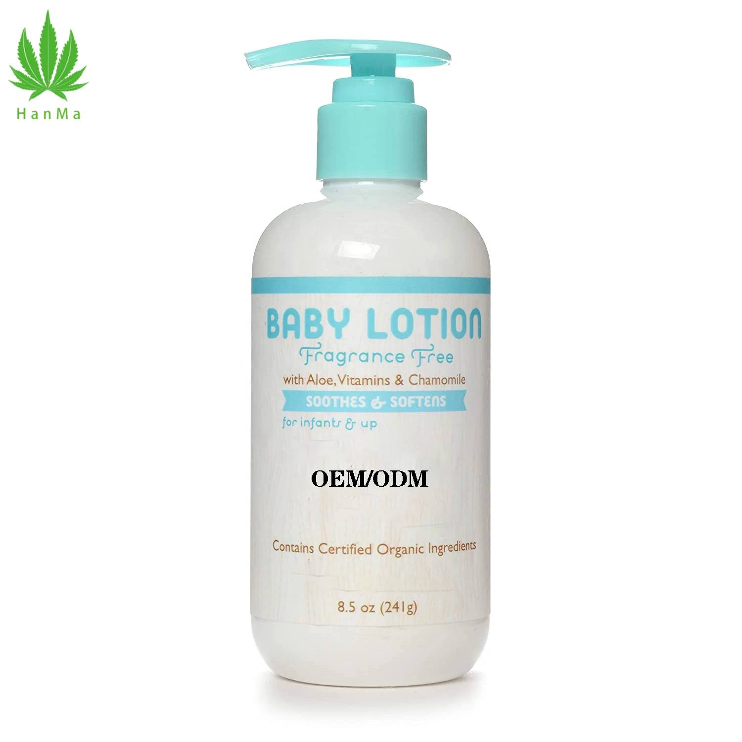 
OEM/ODM Custom Logo 8.5 OZ Body Cream Hypoallergenic Baby Lotion Coconut Oil Baby Skin Care Baby Lotion 