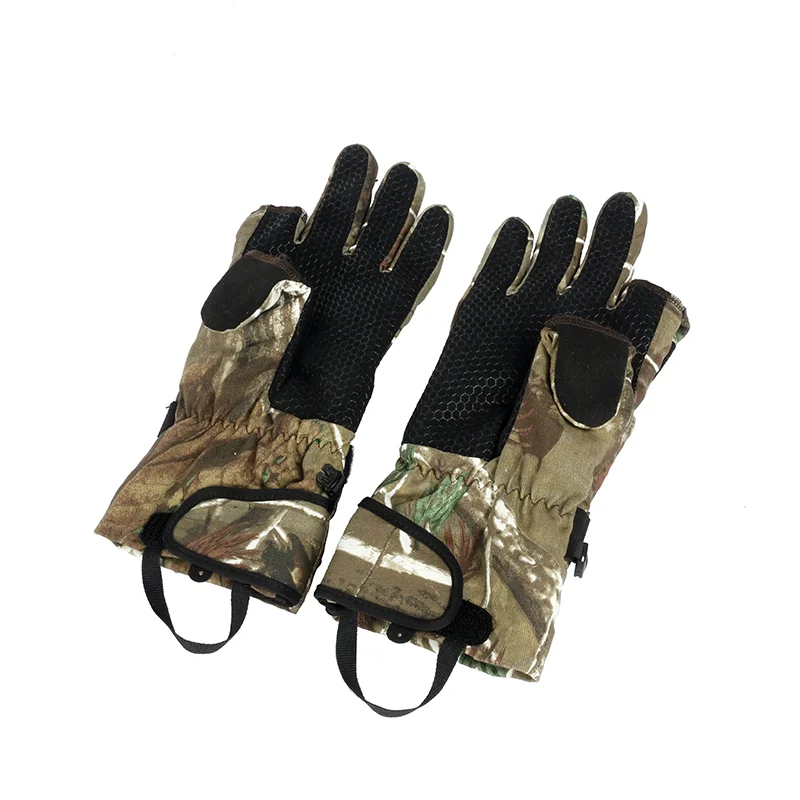 Hunting Design Windproof Winter Outdoor Camouflage  heated gloves