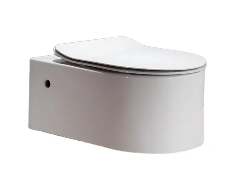 Керамическая Настенная унитаз NTH, унитаз без оправы, недорогой круглый унитаз высокого качества