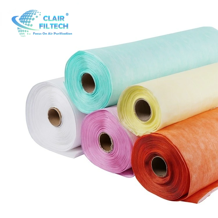 Foam Filter Bag Non-woven Paint Stop Dust Air Filter Media Filter Or Air Synthetic Pocket
