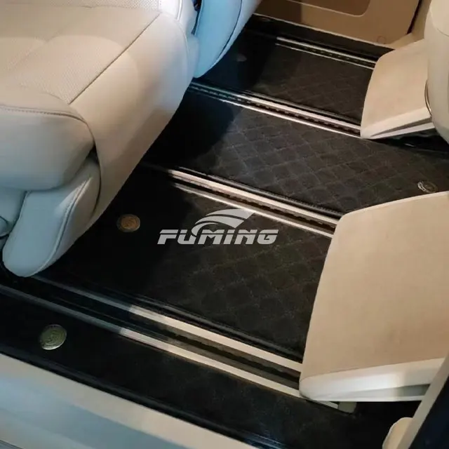 For Mercedes Benz Interior Upgrade Special Full Car Modification Double-Layer Floor Mat Carpet Business Car Rear Position